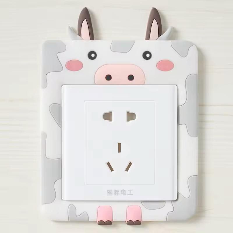 Cute Cartoon Power Socket Stickers