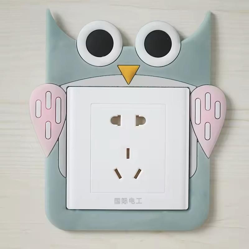 Cute Cartoon Power Socket Stickers