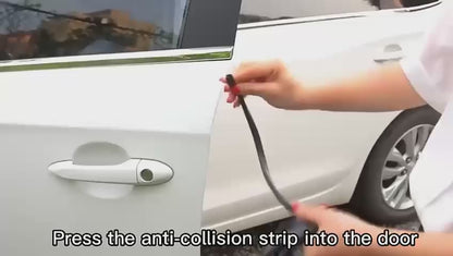 Universal Car Door Protector Strip – 5 Meters (Rubber + Metal)