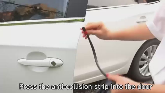 Universal Car Door Protector Strip – 5 Meters (Rubber + Metal)